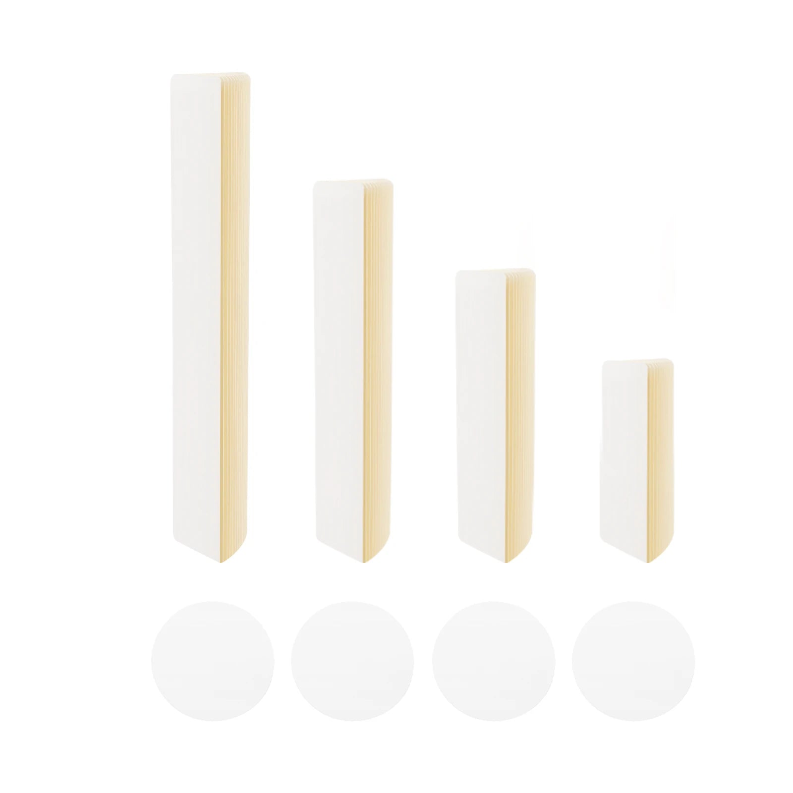 4 Pieces Wedding Flowers Stand Foldable Cardboard Cylinder Centerpiece Display Vase 40/60/80/100cm for Wedding Party/ Garden Decoration