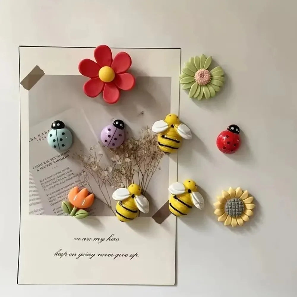 10pcs Adorable Refrigerator Magnets - Durable & Strong Hold for Kitchen, Office & More - Versatile Home Decor/ Mothers Day Gift
