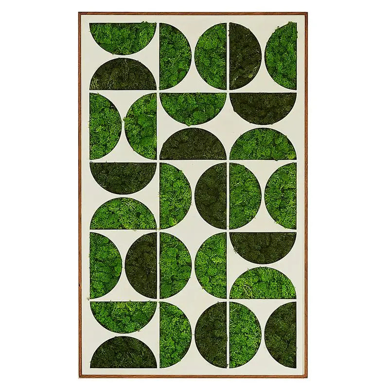 Metal Moony Moss Wall Art/ Decorative Home Decor for Unique Interior Design