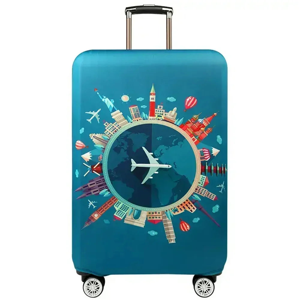 Luggage Covers Protector Travel Luggage Suitcase/ Protective Cover/ Stretch Dust Covers for Travel Accessories Luggage Supplies