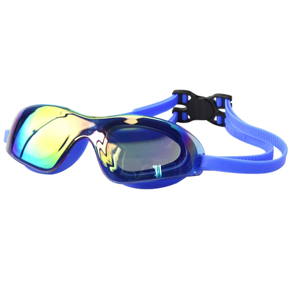 Swimming Goggles/ Adjustable Electroplate Diving Glasses/ No Leaking/ Swim Sports Eyewear for Women, Men ,Youth ,Kids