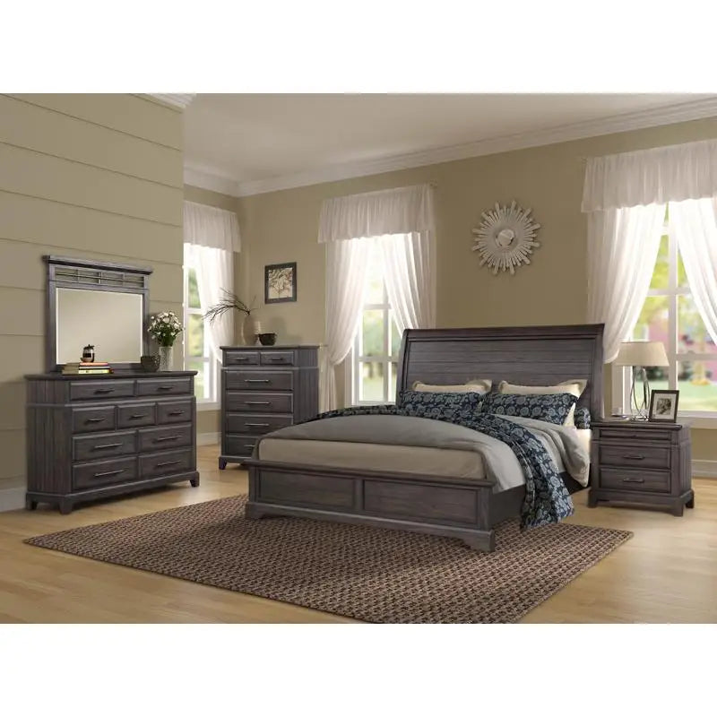 Queen Sleigh Bed Set