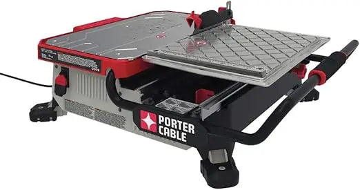 7-Inch Tile Wet Saw with Built-In Cutting Guide (PCE980)