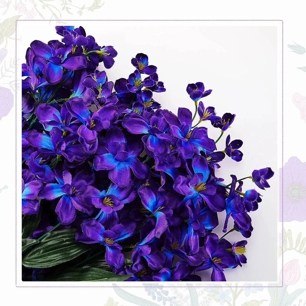 32 Pieces 27 Inches Artificial Orchid Flowers/ Faux Orchids Silk Flowers for Wedding /Dinning /Home Restaurant Decorations