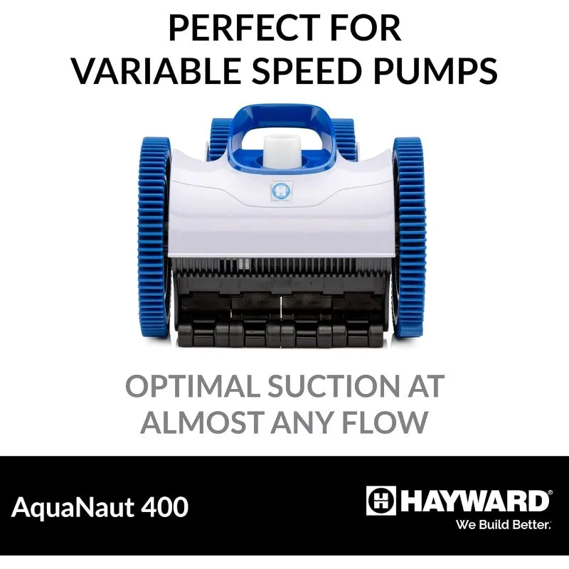 Hayward Aquanaut 400 Suction Pool Cleaner for In-Ground Pools up to 20 x 40 ft (Automatic Pool Vacuum) W3PHS41CST