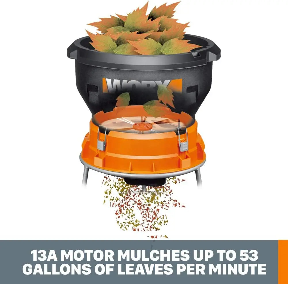 WG430 13 Amp Electric Leaf Mulcher