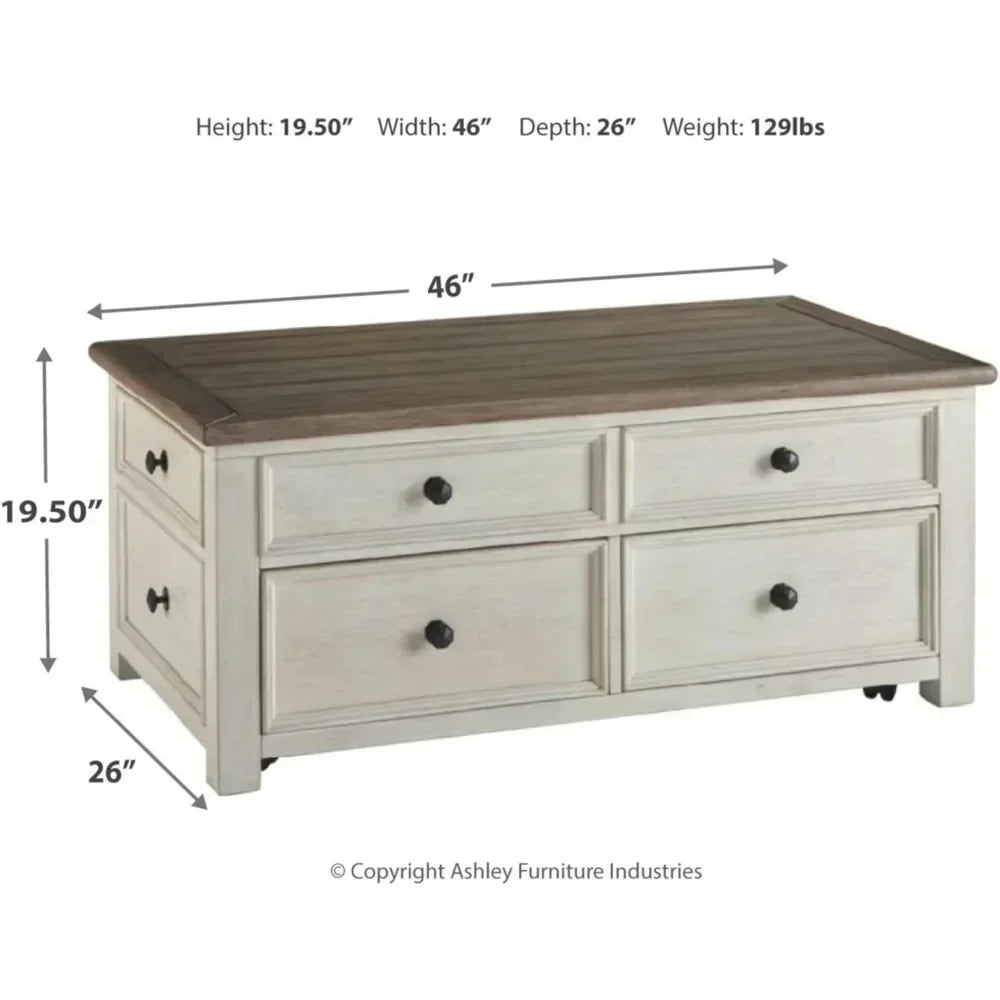 Cute Coffee Table for Living Room Bolanburg Farmhouse Lift Top Coffee Table With Drawers Dining Table