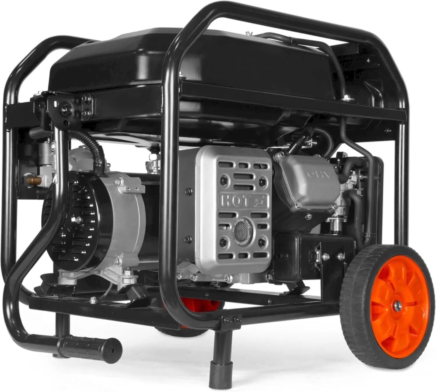5600-Watt Dual Fuel Portable Generator with Wheel Kit, Electric Start, and Carbon Monoxide Monitoring (DF5600X)