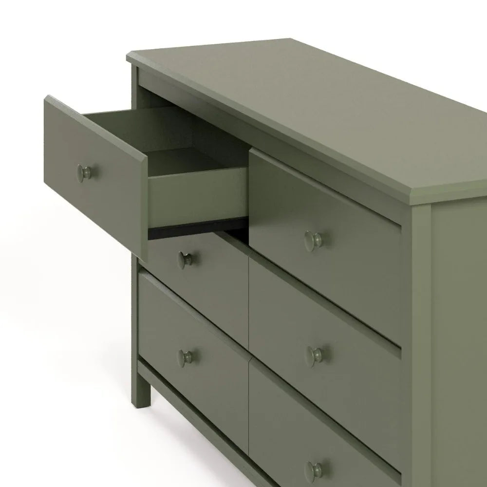 6 Drawer Double Dresser