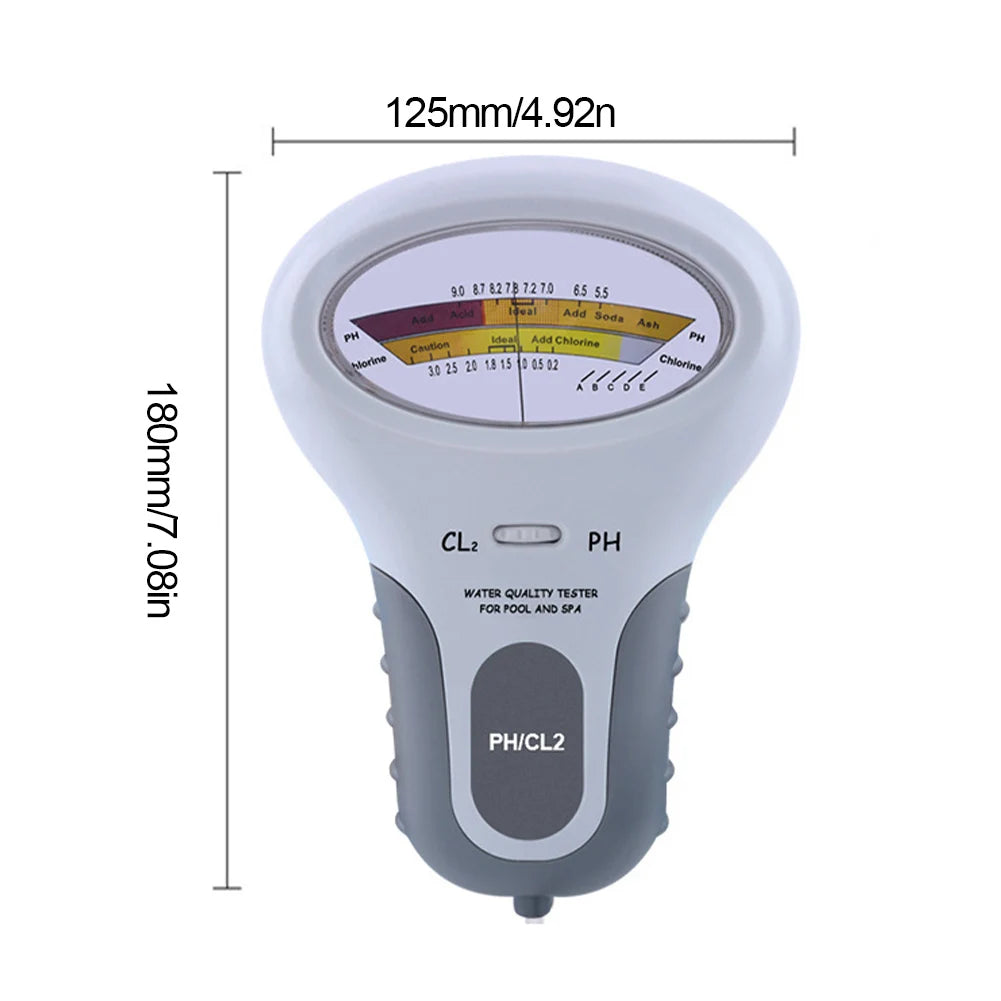 Water Quality Testing Device Professional Water Chlorine Tester/ Water Monitor with Probe for Swimming Pool and Spa