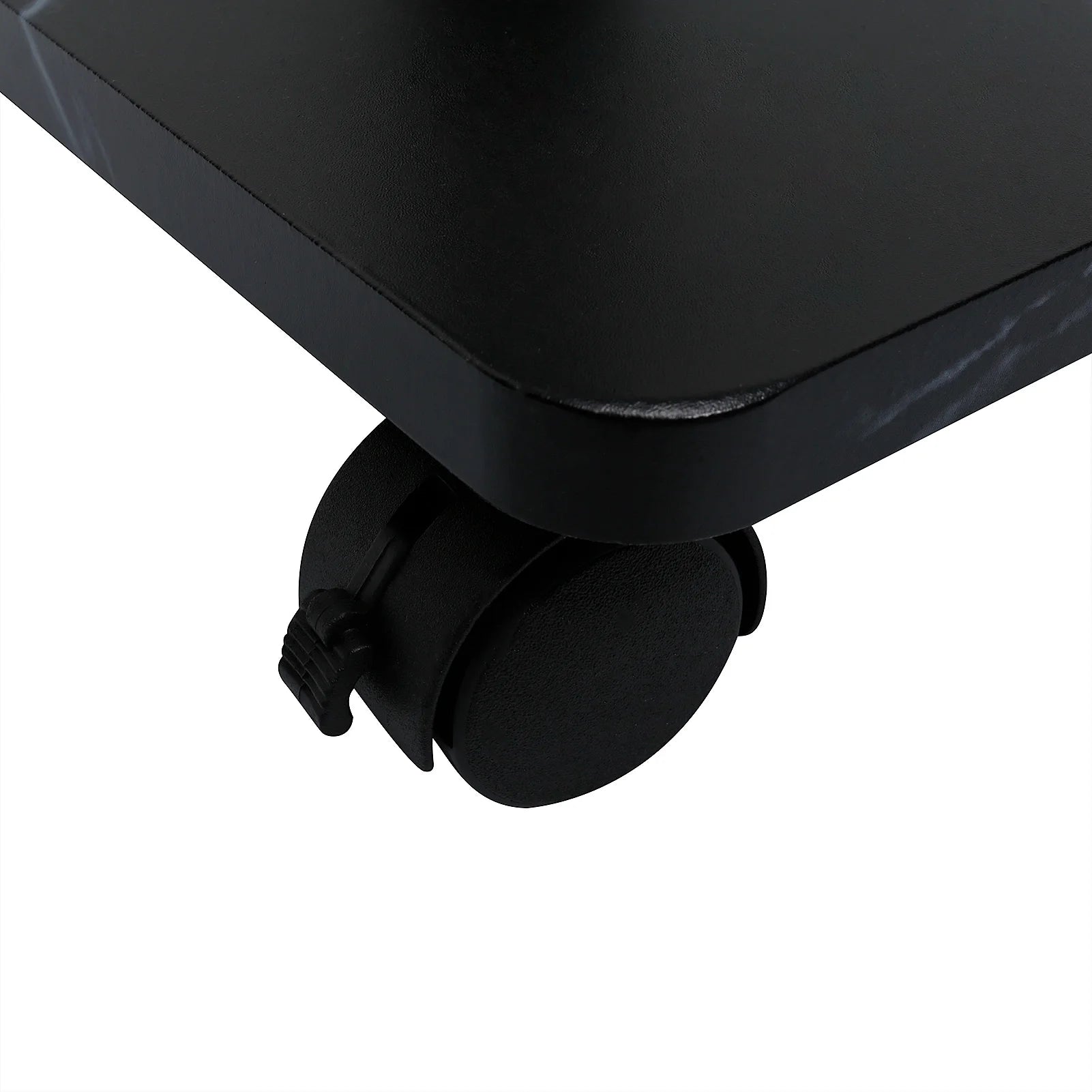 15.74x11.81 Inch Coffee Table C-Shaped Simple Mobile Rolling Storage Desk Home Bedside Corner Sofa Cabinet Family Side Tables