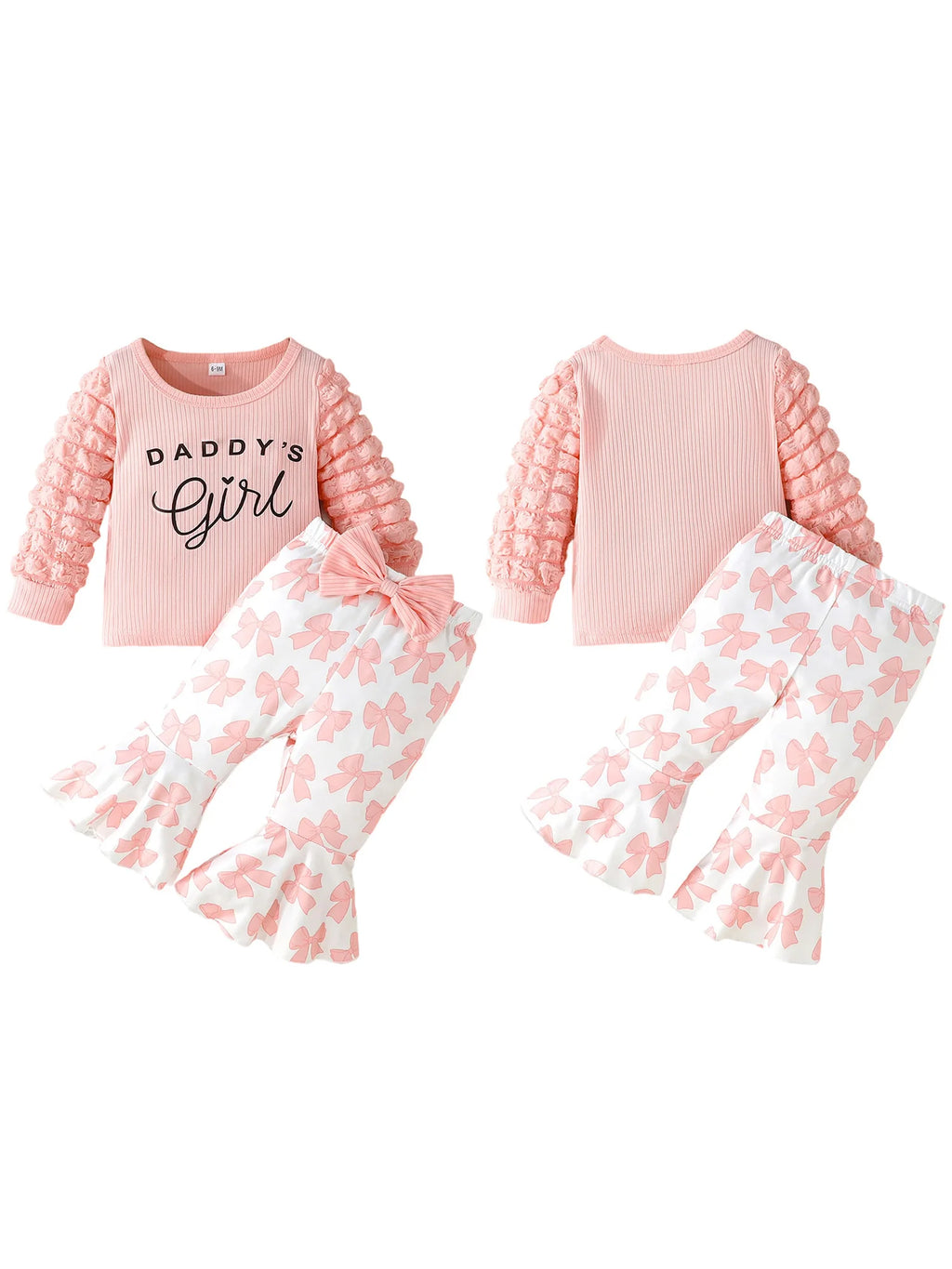 Cute Baby Girl Autumn Clothes Floral Print Ruffle Sleeve Top Elastic Waistband Leggings 2 Piece Outfit Set for Toddler
