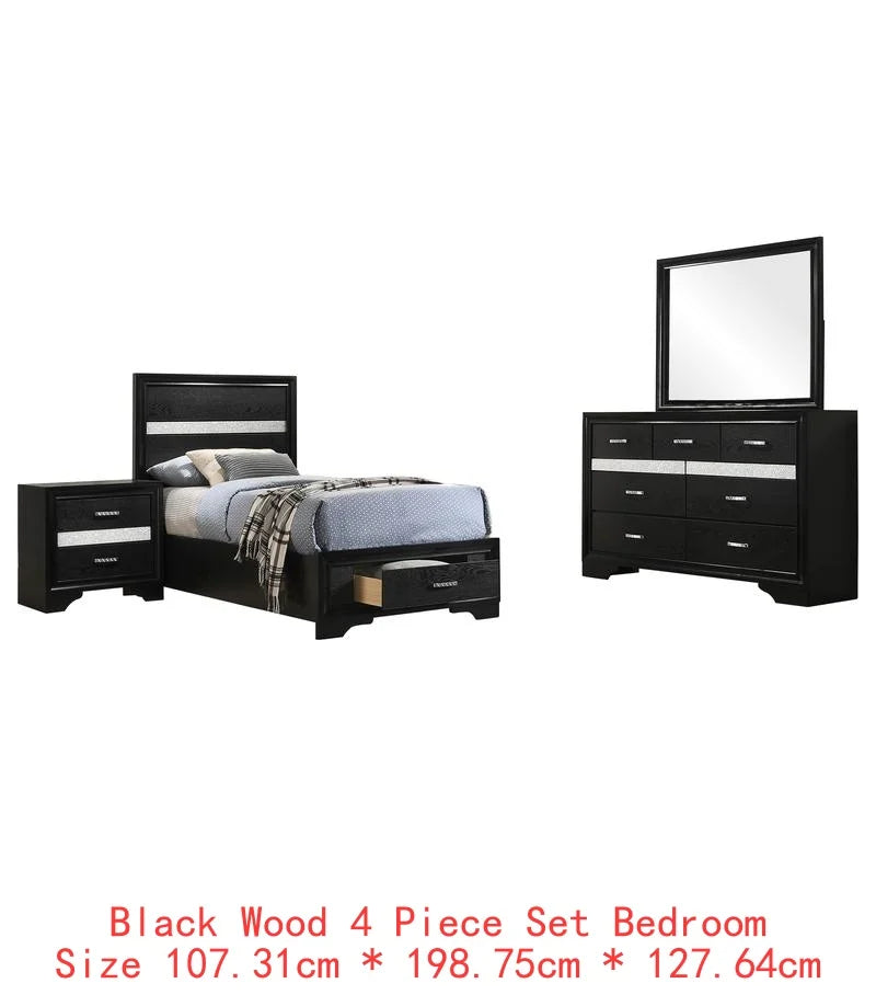 4-Piece Full Bed Set