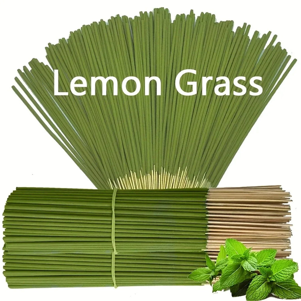 Extended Burning Time Lemongrass Oil Lemongrass Stick - 45 Minutes Burn Time, Artificial Wood Summer Scent, Suitable for Home, Camping, Yard, Pool and Outdoor Activities - Air Purification and Relaxation,