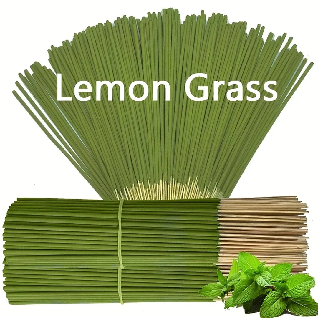 Extended Burning Time Lemongrass Oil Lemongrass Stick - 45 Minutes Burn Time, Artificial Wood Summer Scent, Suitable for Home, Camping, Yard, Pool and Outdoor Activities - Air Purification and Relaxation,