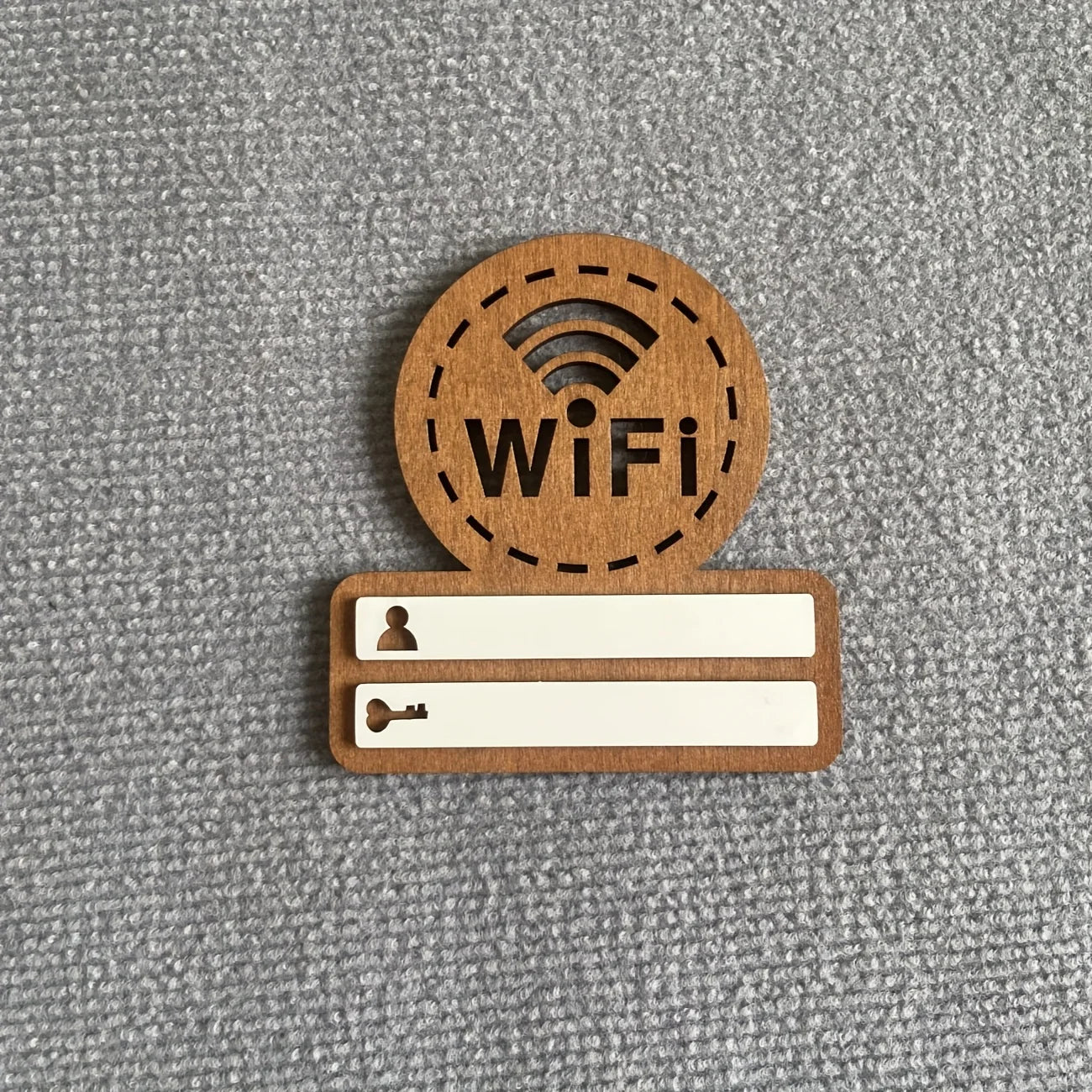 1pc Wooden WiFi Password Sign, Wall Hanging Wireless Network Indicator