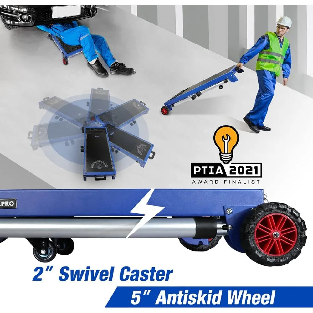Miter Saw Stand, 5-in-1 Portable Workbench, Quick Folding Work Table with Detachable Miter Saw Stand & Height Adjustable Legs