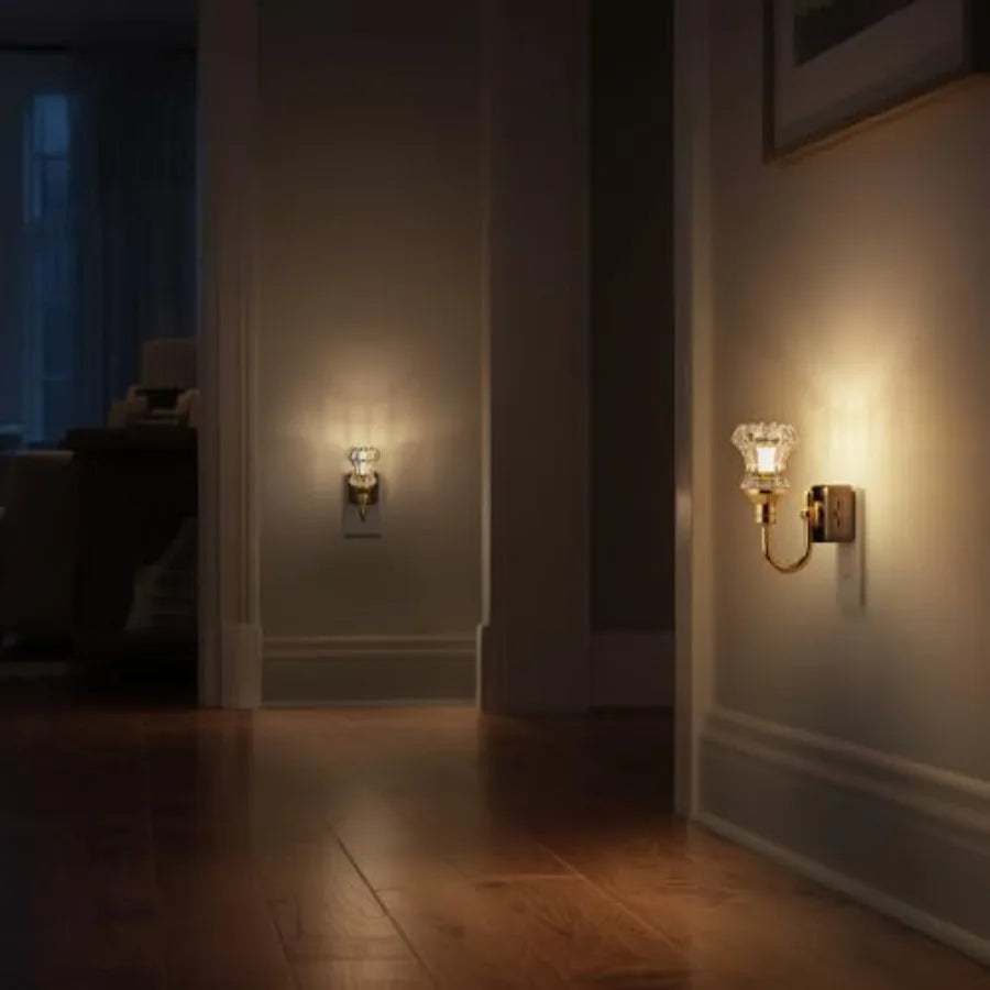 LED Night Light, Night Lights Plug into Wall, 0-100LM Dimmable Nightlight, Dusk to Dawn Sensor, 3000K Soft White, Nightlights