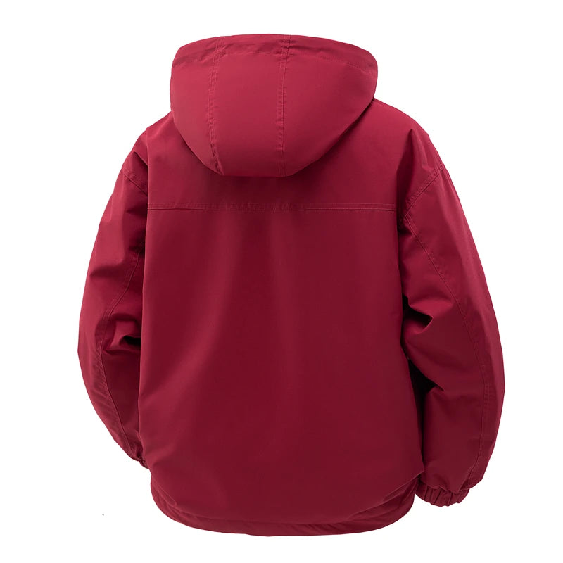 CHRLCK Unisex Hiking Fleece Waterproof Jackets Winter Windbreaker- Outdoor Camping ,Trekking Fishing Jacket/ Windproof Coat Autumn