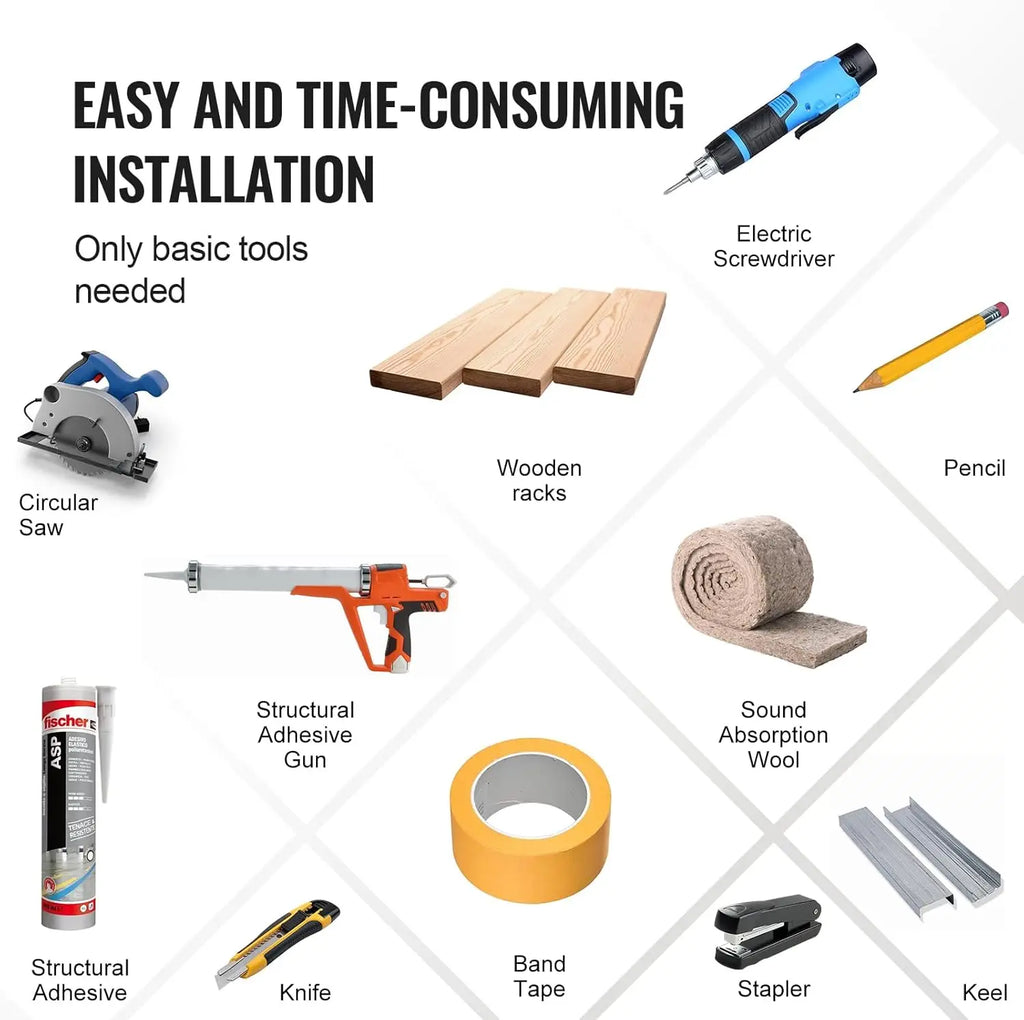 4-Piece Wood Slat Acoustic Panels, 7.9 x 94.5 Inches, MDF Decorative Wooden Wall Panels for Contemporary Interiors