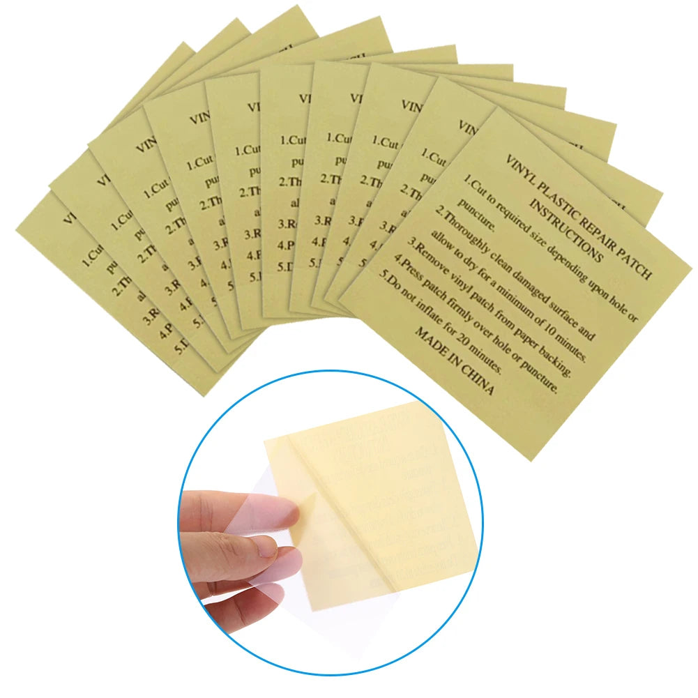 Self-Adhesive Pool Repairing Patches PVC Sticker for Inflatable Boat, Raft, Ring