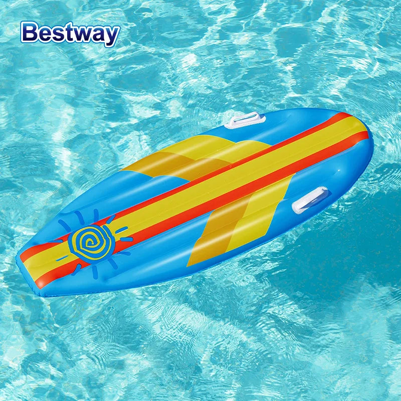 Bestway 42046 Water Surfboard, Inflatable Pontoon Paddleboard, Water Play Pontoon, Pool Ride Pontoon Row