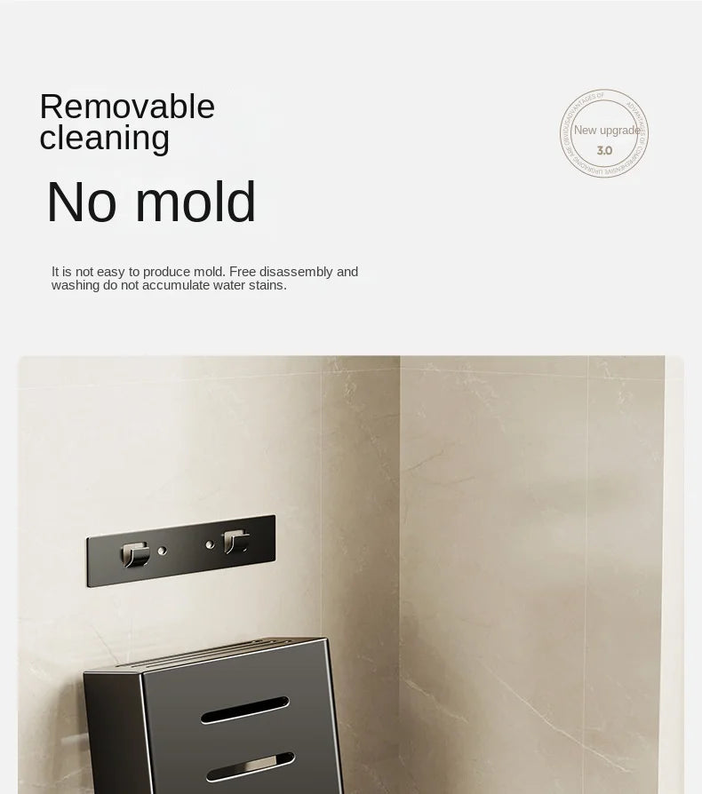 Kitchen Knife Storage Box, Knife Holder, Non-Perforation, Wall-Mounted Rack, Kitchen Items, Kitchen Accessories Organizer