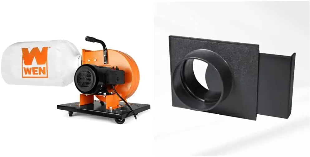 Woodworking Dust Collector with 5.7-Amp Motor, 12-Gallon Bag, Mobile Base, and Wall Mount Option (DC3401)