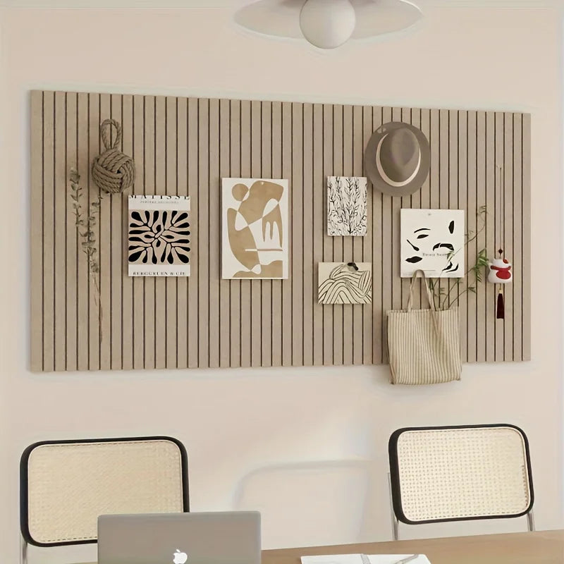 Large Bohemian Felt Wall Tiles - Round Cork Bulletin Boards, for Home and Office/ Decoration /Wall Decor /Living Room Decoration