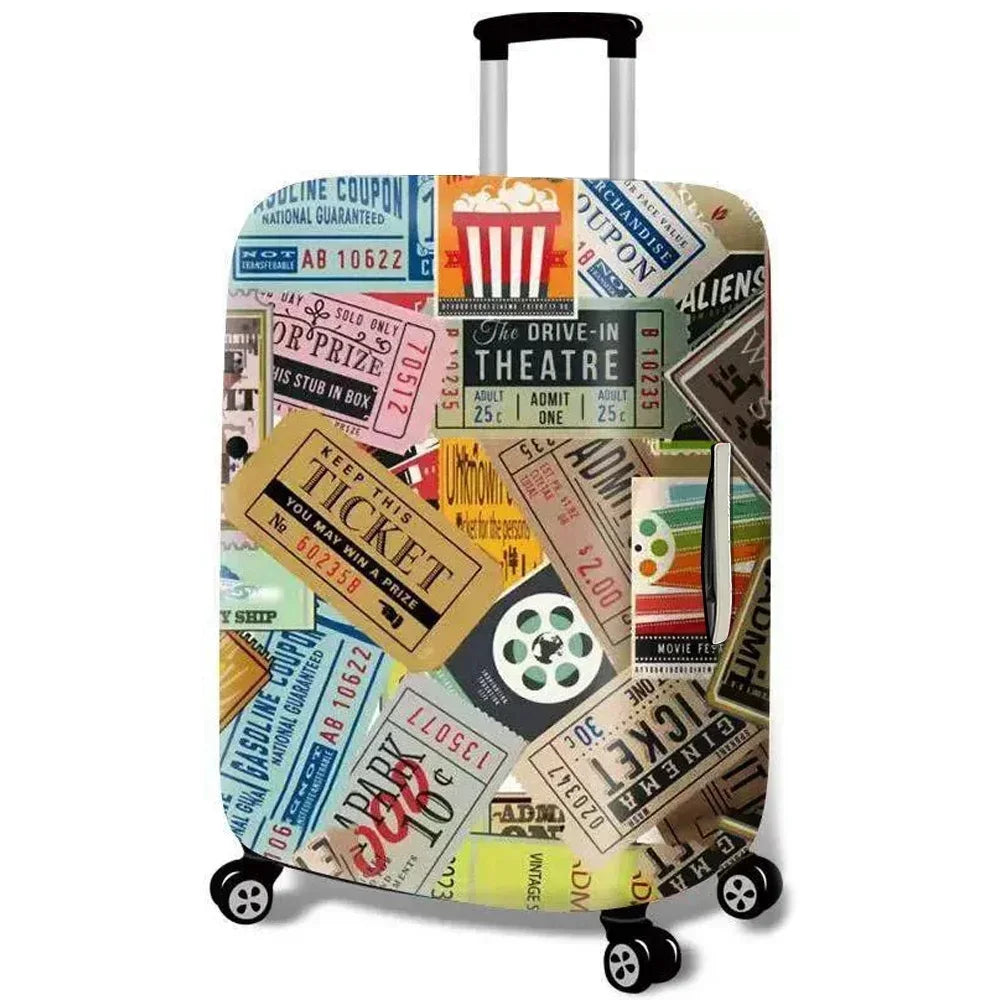 Luggage Covers Protector Travel Luggage Suitcase/ Protective Cover/ Stretch Dust Covers for Travel Accessories Luggage Supplies