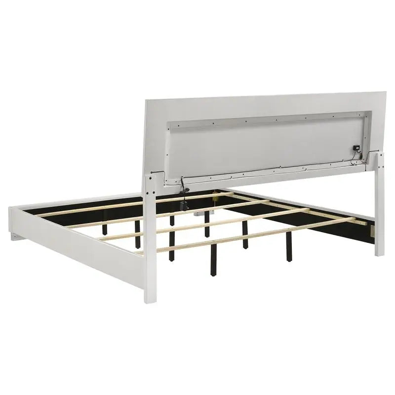 4-Pc High Gloss Eastern King Bedroom Set