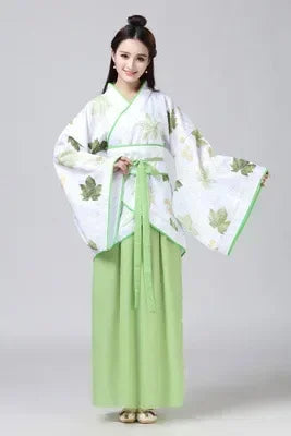 Vintage Ethnic Style Women Top/ Skirt 2 Piece Set Princess Dance Costume/ Hanfu Ladies Suit Cosplay Outfit Woman New Year Clothing