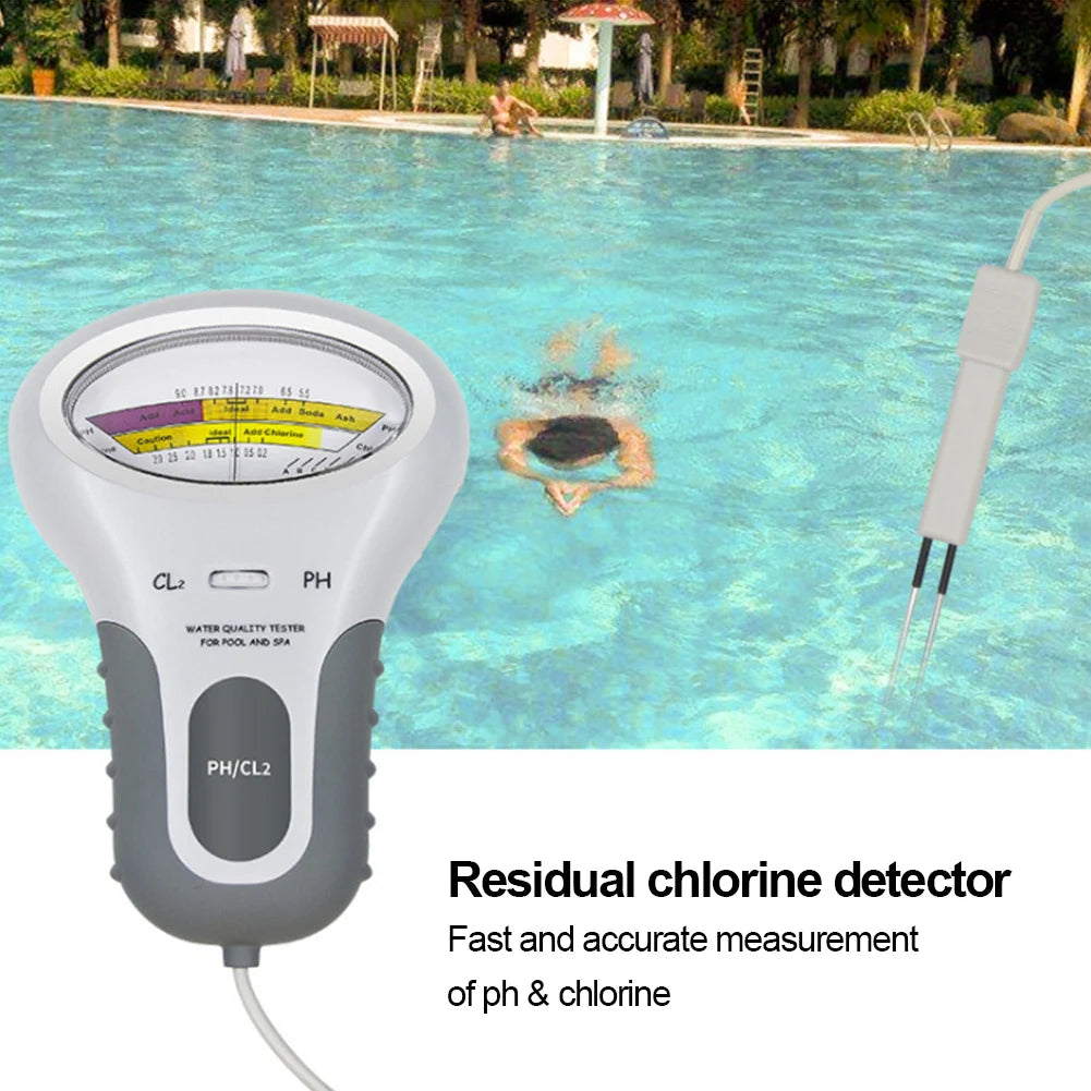 Water Quality Testing Device Professional Water Chlorine Tester/ Water Monitor with Probe for Swimming Pool and Spa
