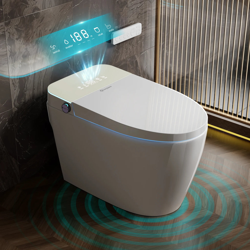 Sanyipace Tankless Smart Toilet w/ Auto Flushing & sensor, ADA Chair Height