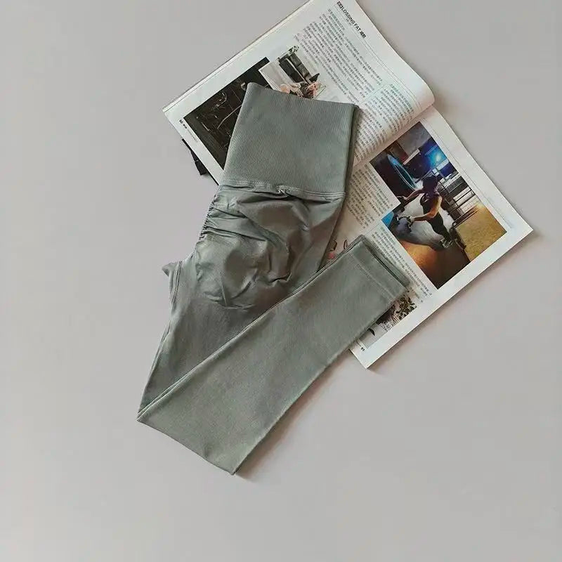 Seamless Sport Yoga High Waist Pants Leggings Sport See Through Yoga Gym Running Quick Dry Pants Scrunch Butt Pants