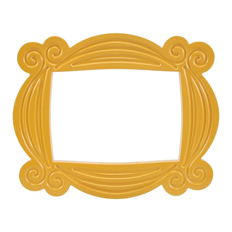 Handmade Door Frame Wood /Yellow Photo Frames/ Collectible Home Decor Collection /Cosplay Gift
