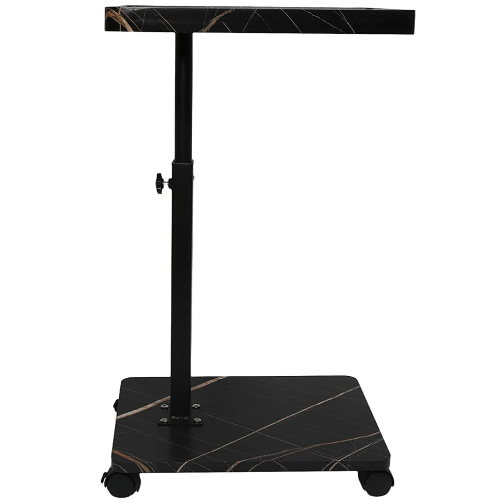 15.74x11.81 Inch Coffee Table C-Shaped Simple Mobile Rolling Storage Desk Home Bedside Corner Sofa Cabinet Family Side Tables