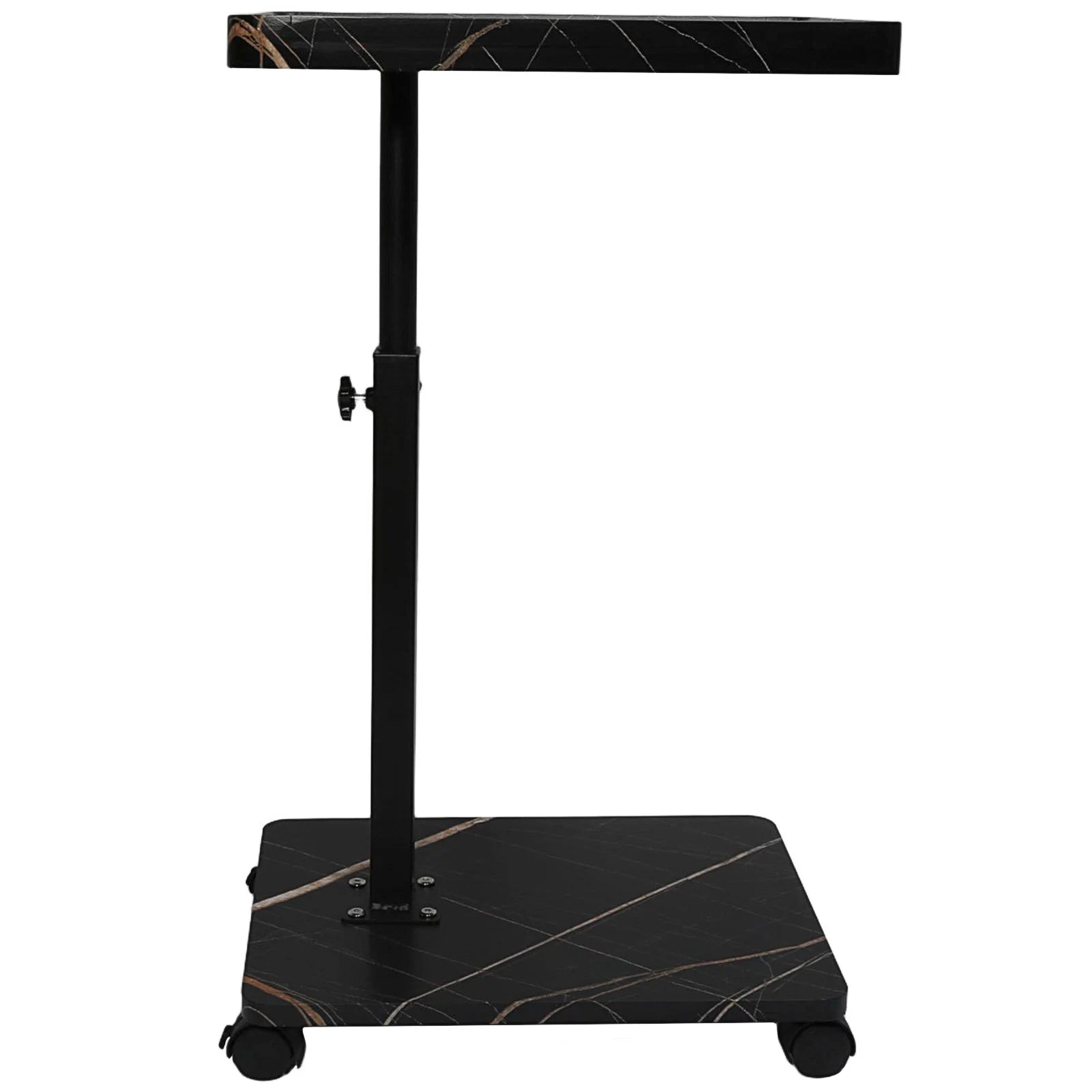 15.74x11.81 Inch Coffee Table C-Shaped Simple Mobile Rolling Storage Desk Home Bedside Corner Sofa Cabinet Family Side Tables