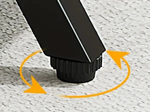 Tribesigns End Table for Living Room, 3-Tier Narrow Side Table with Storage, Wood Sofa Side Table with Geometric Metal Frame