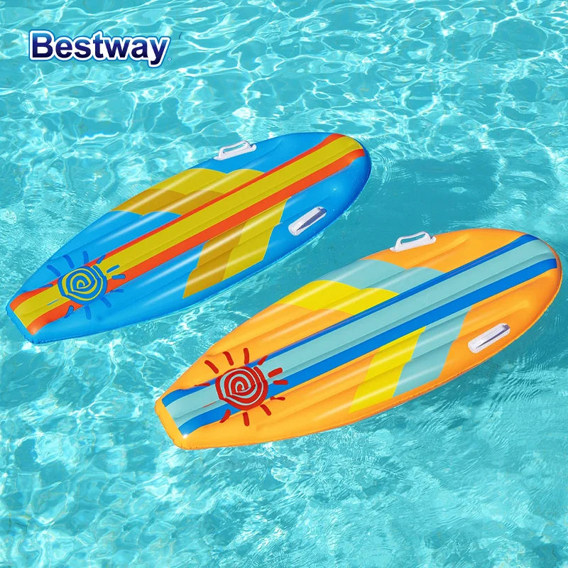 Bestway 42046 Water Surfboard, Inflatable Pontoon Paddleboard, Water Play Pontoon, Pool Ride Pontoon Row
