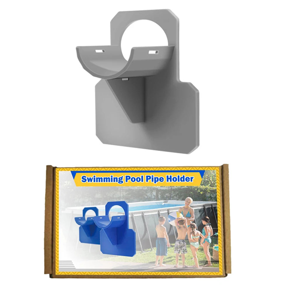 Original Pool Pipe Fixing Holder/ Pool Hose Support/ Hose Outlet Mount with Cable Tie Clamp for Intex Above Ground Pool Accessory