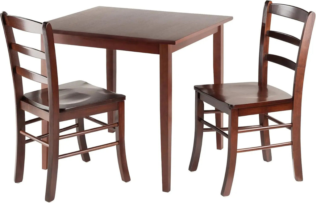 Charming Groveland Dining Set with 2 Light Oak Chairs
