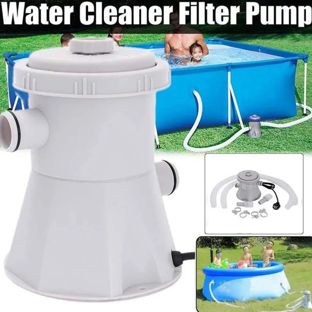 300 Gallons Swimming Pool/ Filter Pump Paddling Pools Cleaners EU/US/UK Plug Water Cleaning Filters Circulation Pumps