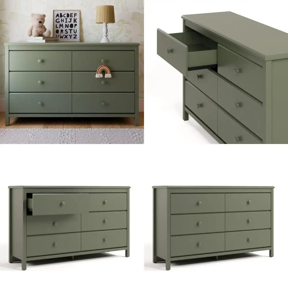 6 Drawer Double Dresser