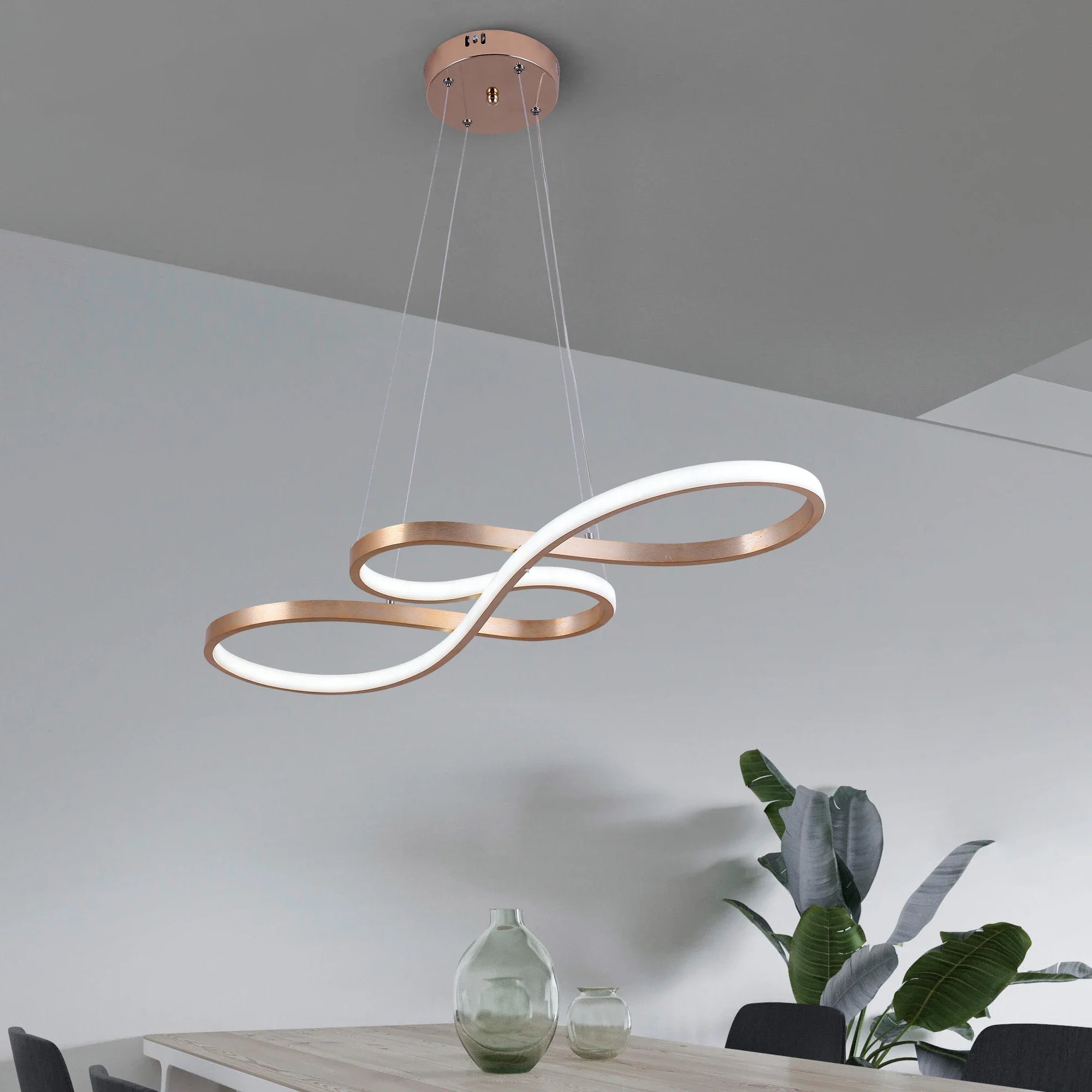 Modern Chandelier Pendant Light/ Acrylic/ Note Dimmable Led Ceiling Lamp/ Dining/ Living Room/ Hotel Decor/ Hanging Fixture