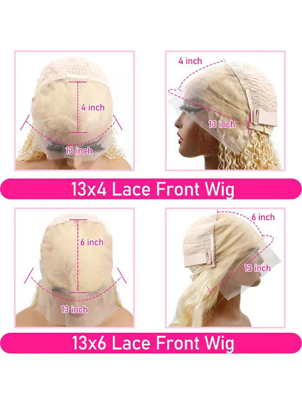 200 Density 46 50 Inch Straight 613 Blonde 13x6 Hd Lace Front Human Hair Wigs 13x4 Transparent Lace Frontal Brazilian Remy Wig