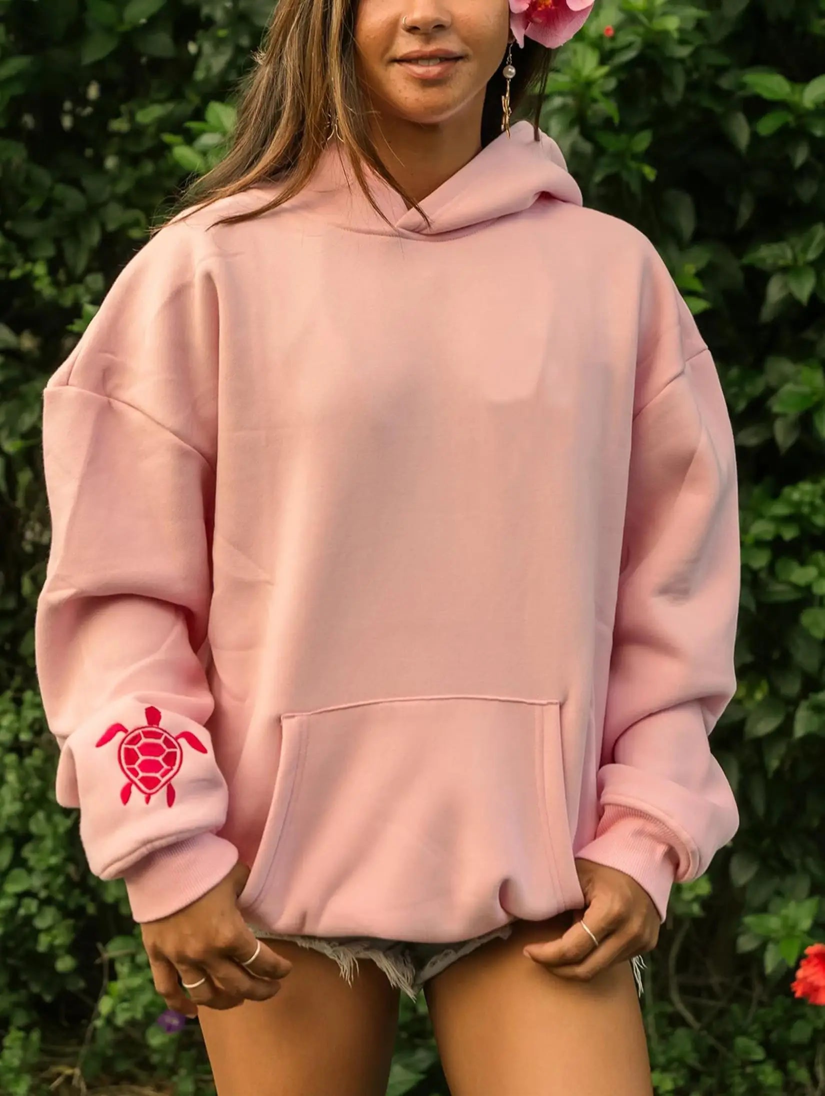 Embroidered Hoodie, Y2K Pullover, Sweatshirt, Hoodie, Casual Style