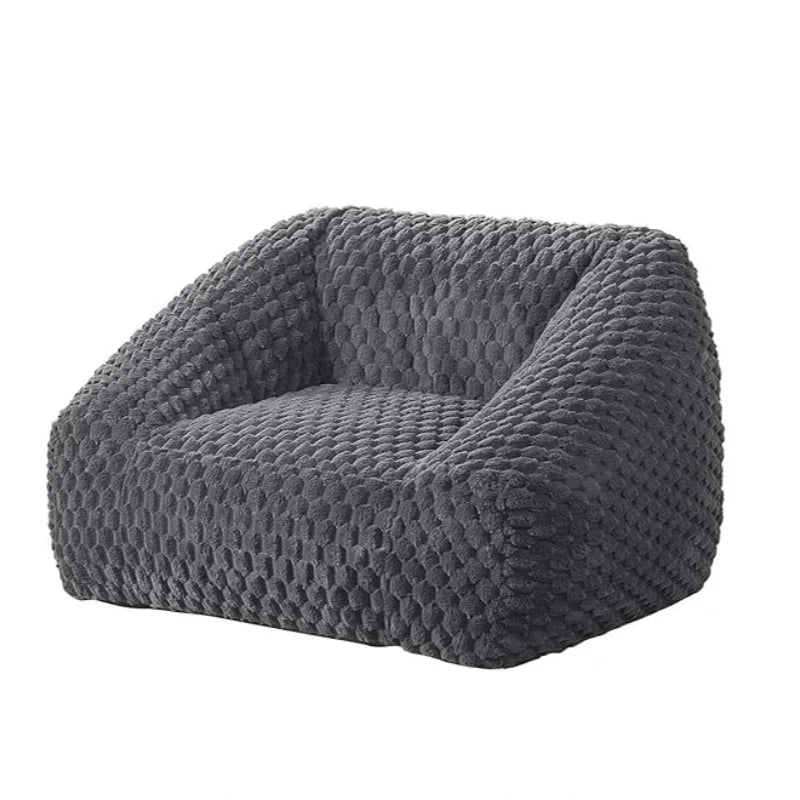 Bean Bag Chairs for Adults with Filler Included, with Armrests is Suitable for Living Rooms, Bedrooms, and Reading.( Grey)