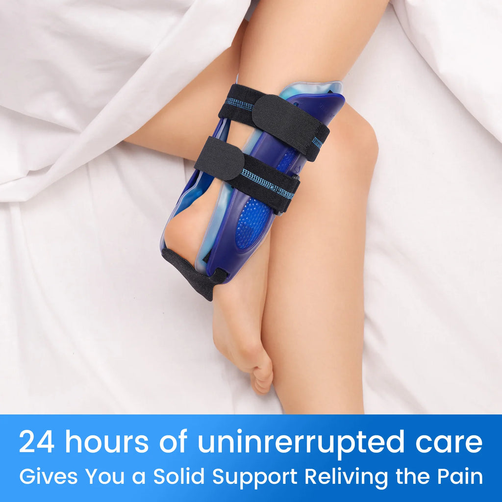 VELPEAU Ankle Splint Brace for Foot Support, Fracture and Sprain, Adjustable Stirrup Ankle Immobilizer, Two Models Available