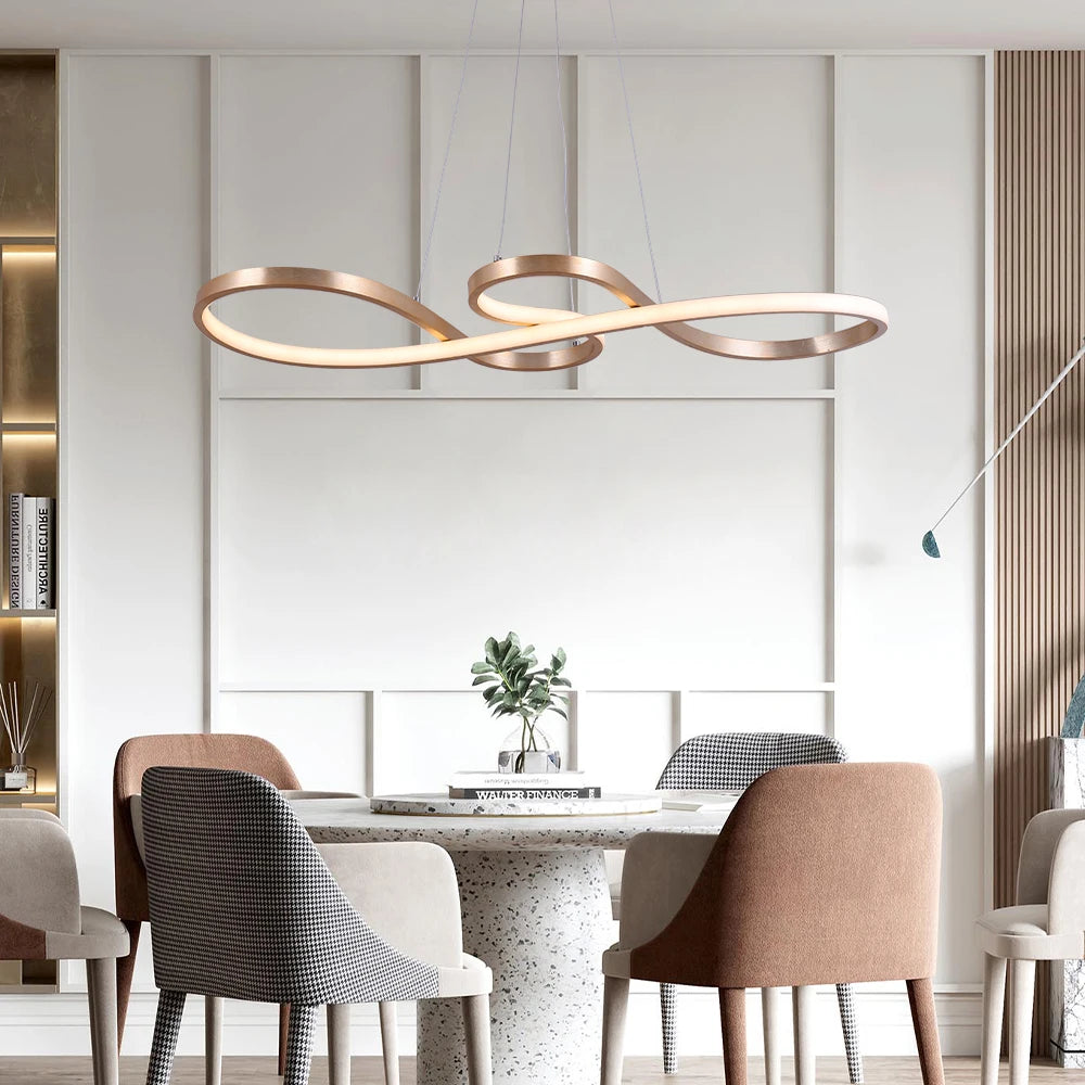 Modern Chandelier Pendant Light/ Acrylic/ Note Dimmable Led Ceiling Lamp/ Dining/ Living Room/ Hotel Decor/ Hanging Fixture